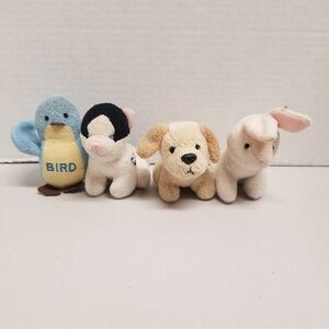 AURORA BABY 4" PLUSH RATTLE MAKE NOISE WHEN SQUUEZED SUPER CUTE!  (B)